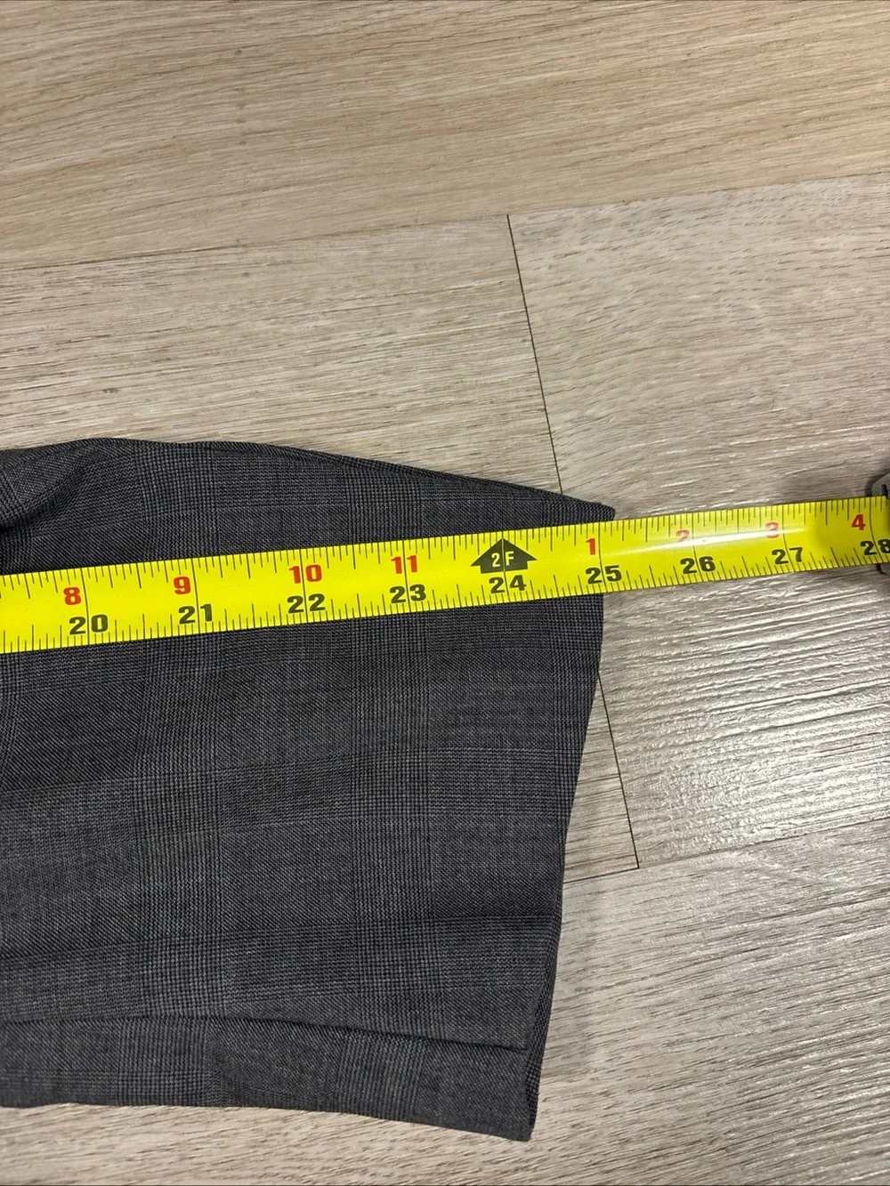J. Hilburn Blazer Mens 47L Gray Wool Vitale Barberis Canonico Glen Check Jacket